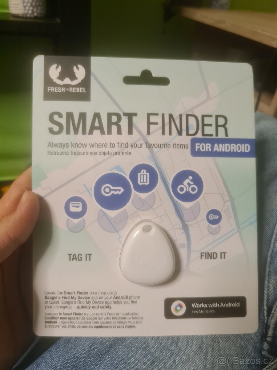 Android Smart Finder (Android verze Airtagu)