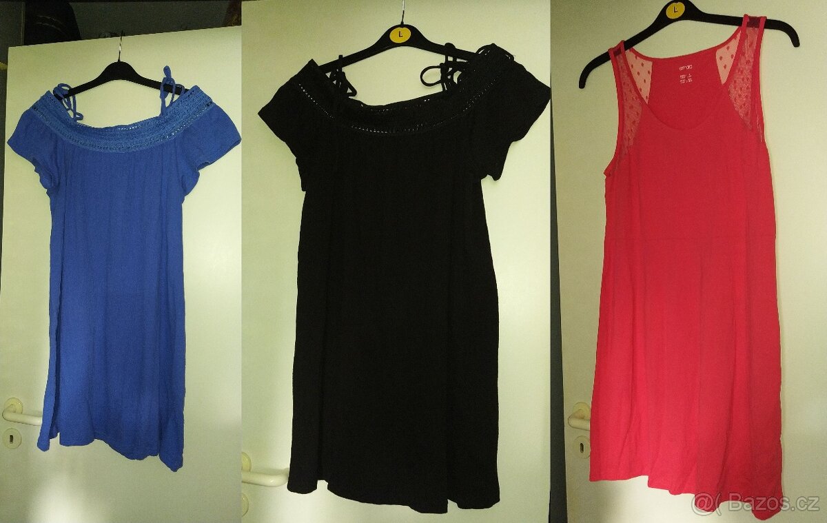 PRODÁM 3X ŠATY, PŘEDÁNÍ: PRAHA 6 - ŘEPY I ZAŠLU