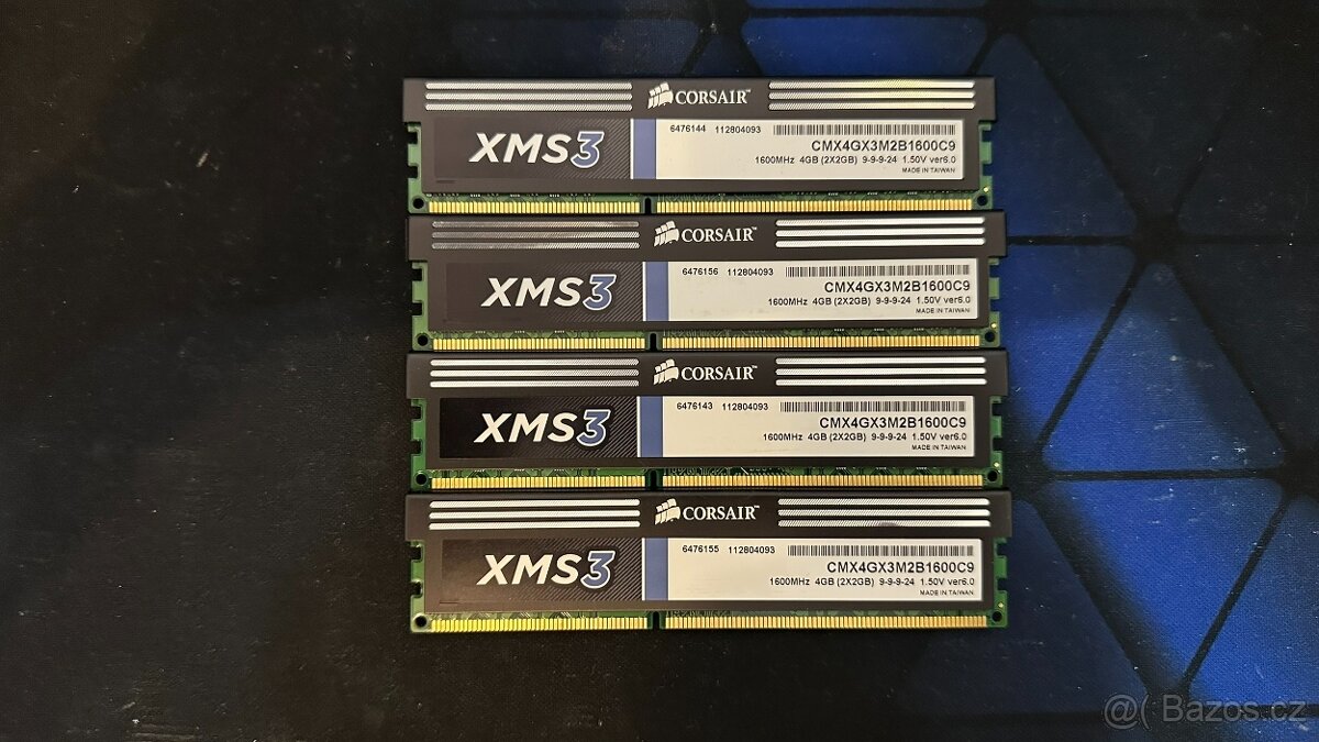 RAM DDR3 4x2GB (8GB) 1600MHz