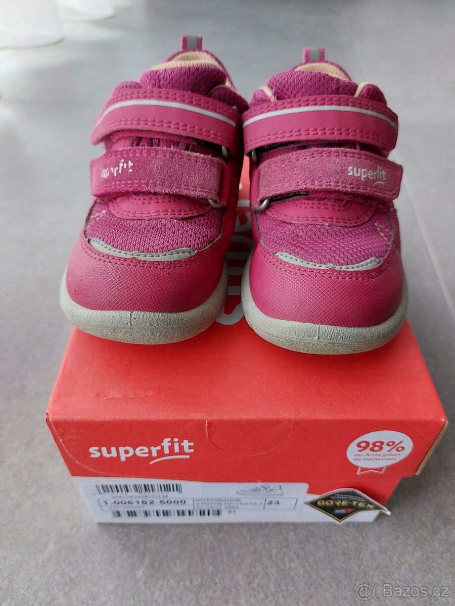 Dívčí celoroční obuv Superfit v. 23 růžová