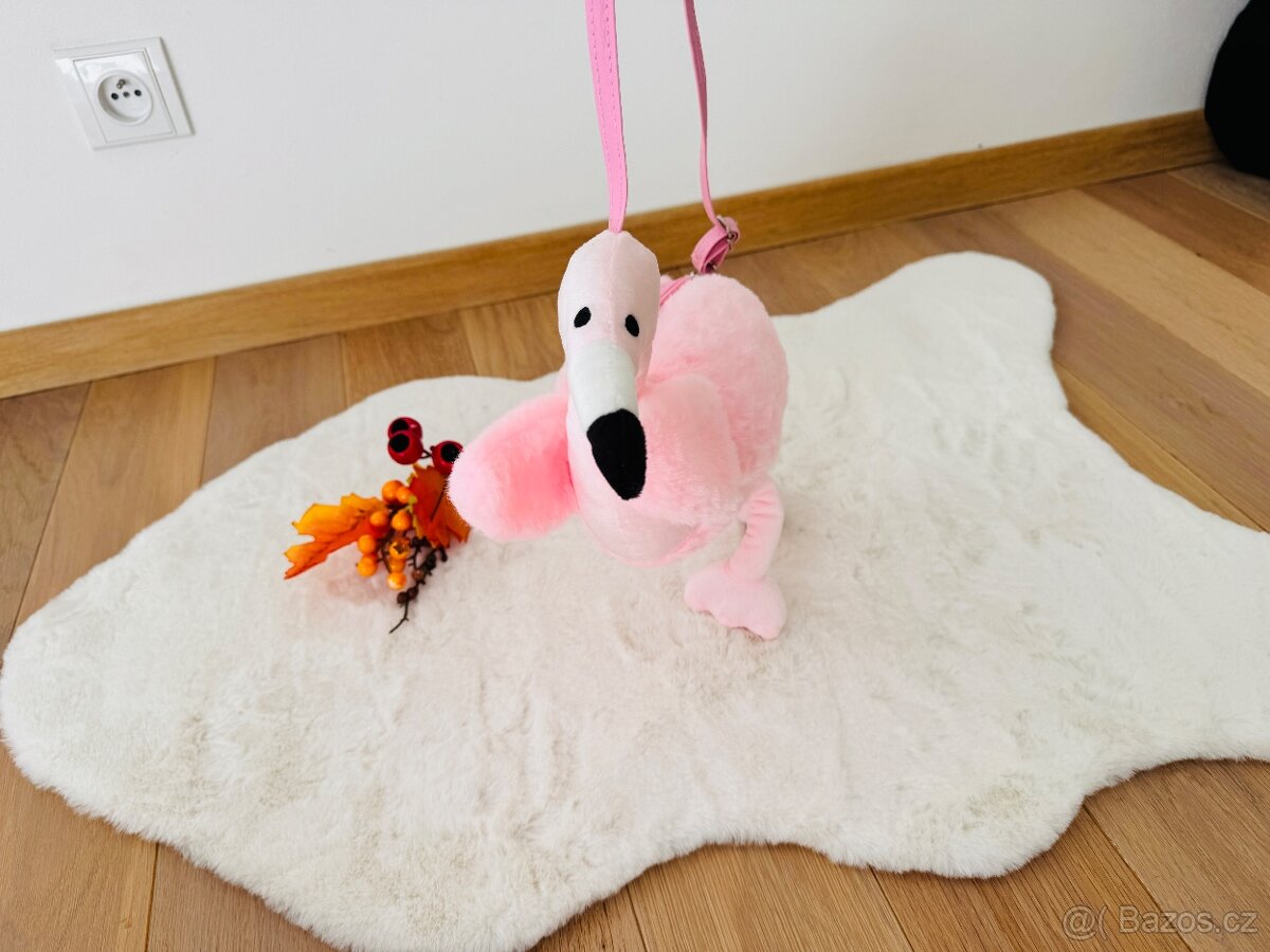 Plyšová kabelka / taštička – plameňák 🦩