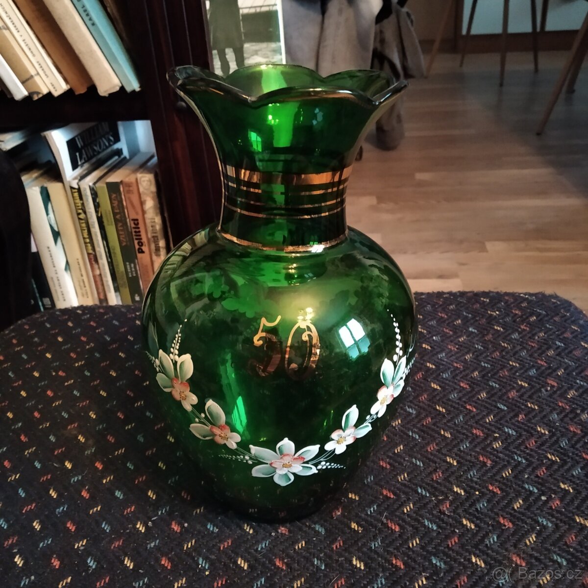 stare novoborske sklo vazy misy