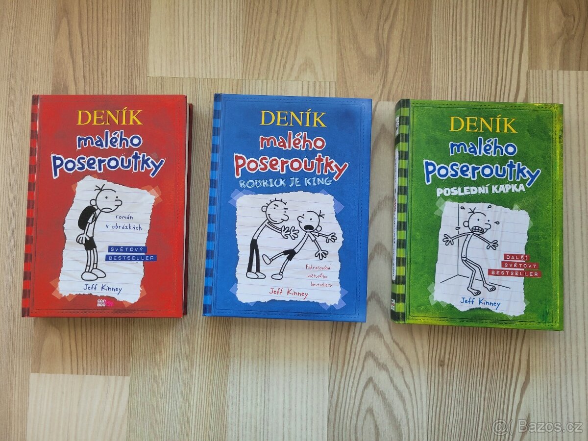 Tři díly Deníku malého Poseroutky TOP stav
