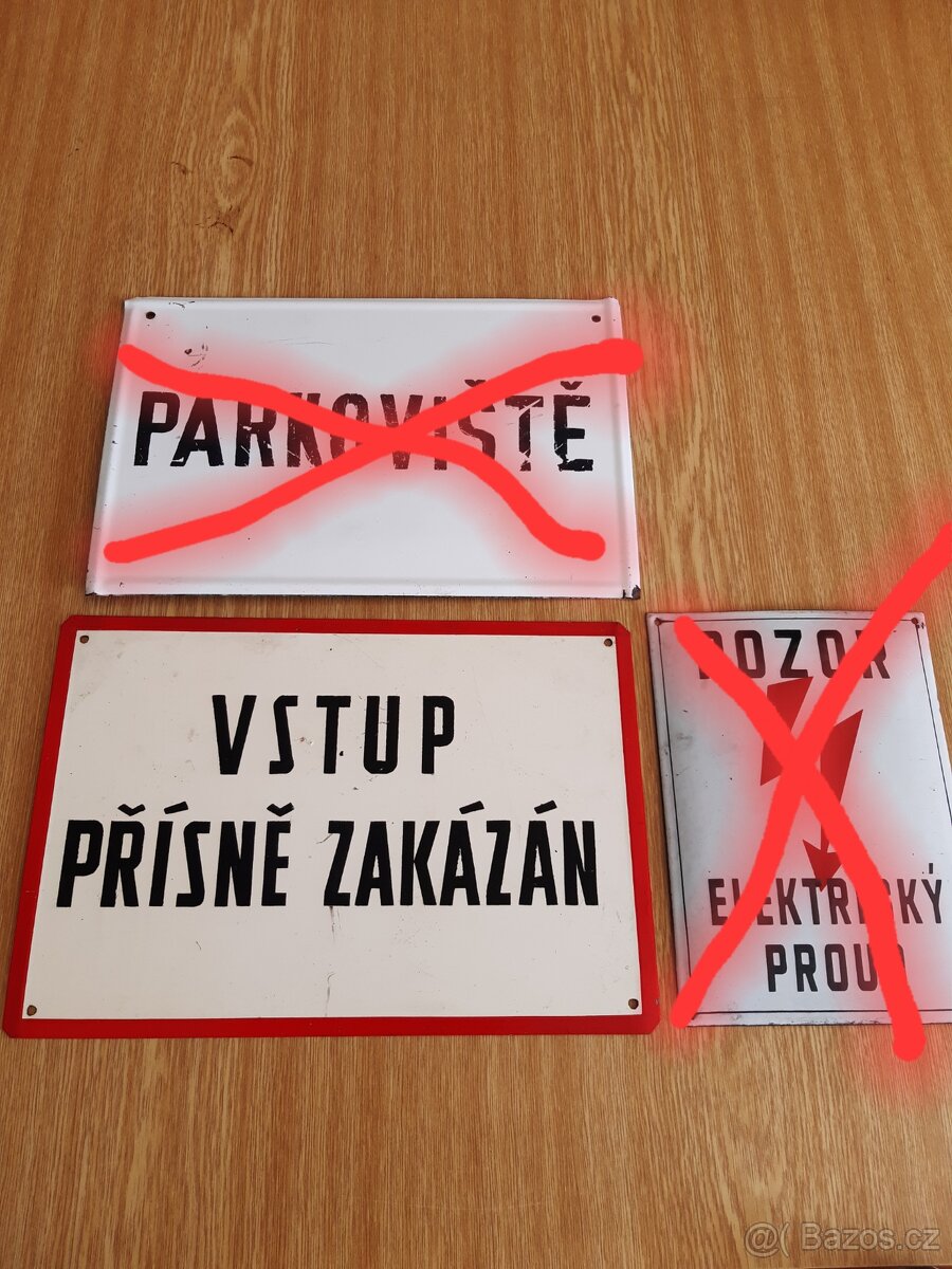 Retro cedule dobové