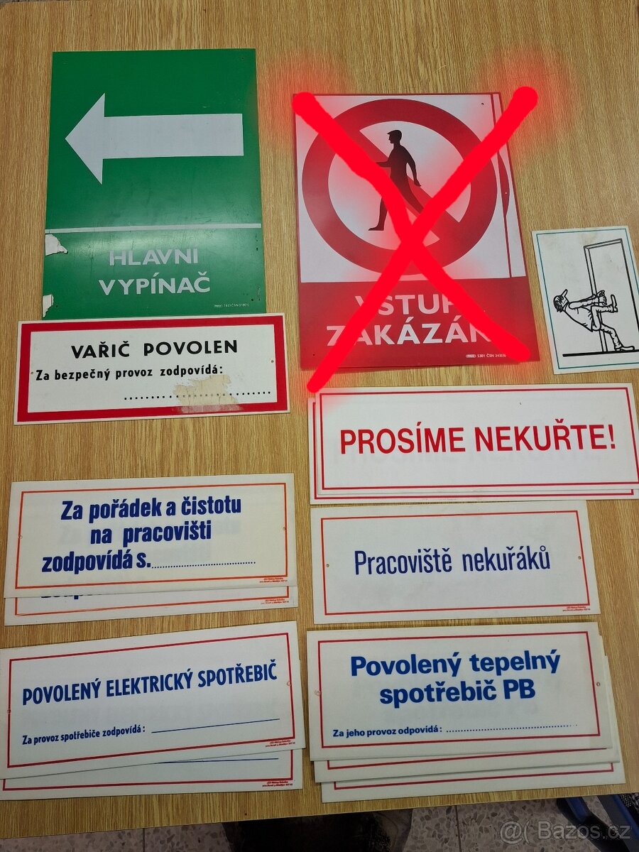 Retro cedule originál