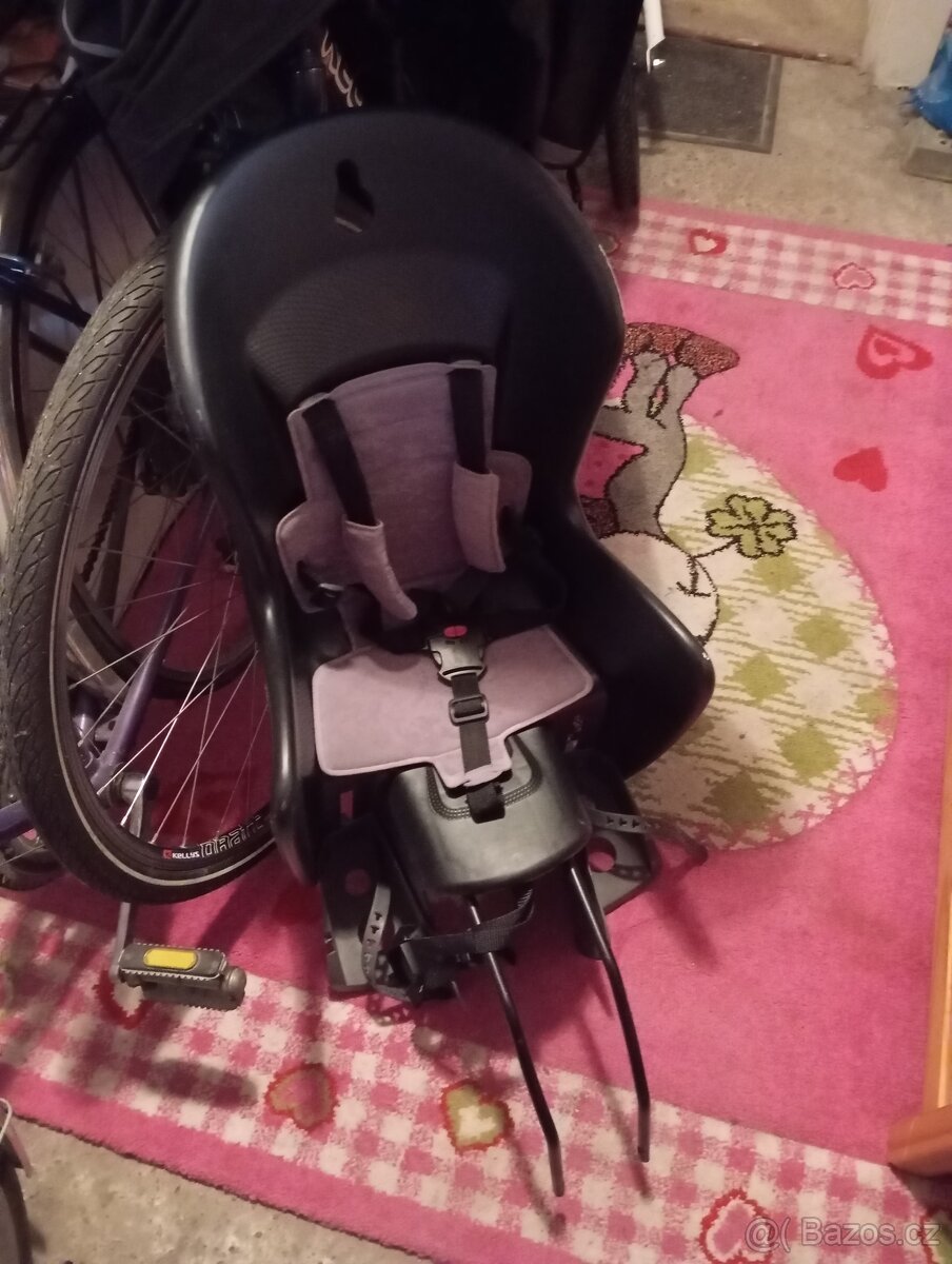 dětská cyklosedačka na kolo