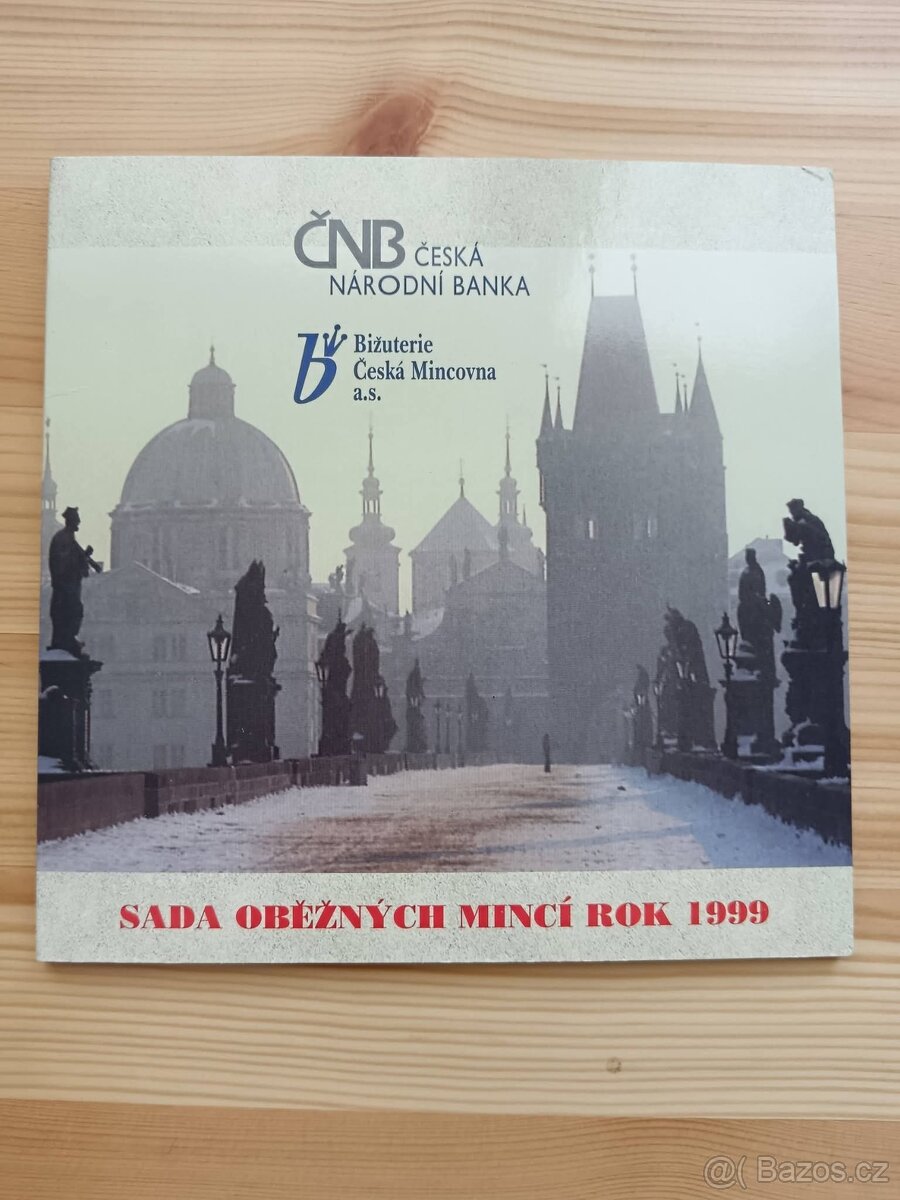 Vzácnější Sada oběžných mincí Česká Republika 1999 Petr Parl