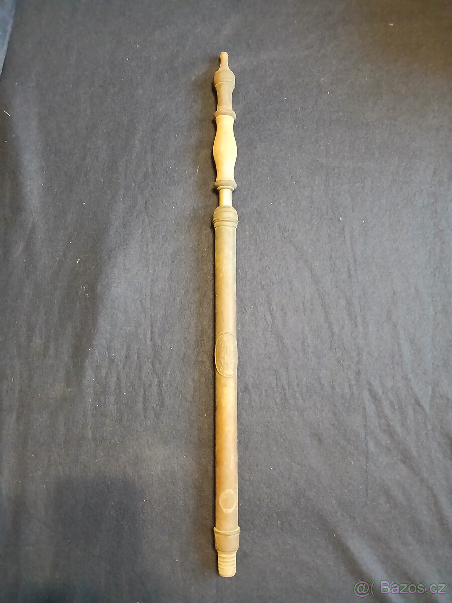 Hasičská mosazná proudnice.cca rok 1880