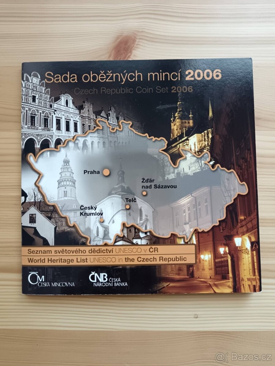 Sada oběžných mincí Česká Republika 2006 Unesco