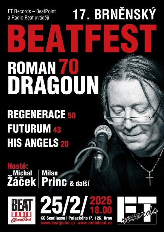 17. Brněnský Beatfest 2026 - Roman Dragoun 70