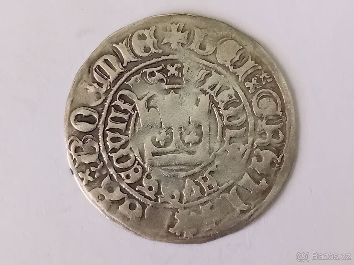 Pražský groš Vladislav Jagellonský /1471-1516/