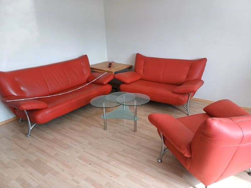 Sedací souprava 3+2+1 - pravá kůže