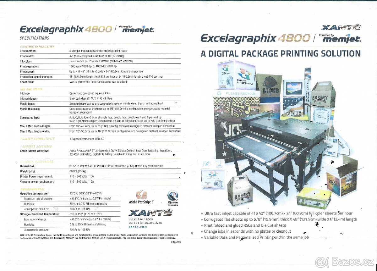 XANTÉ Excelagraphix 4800