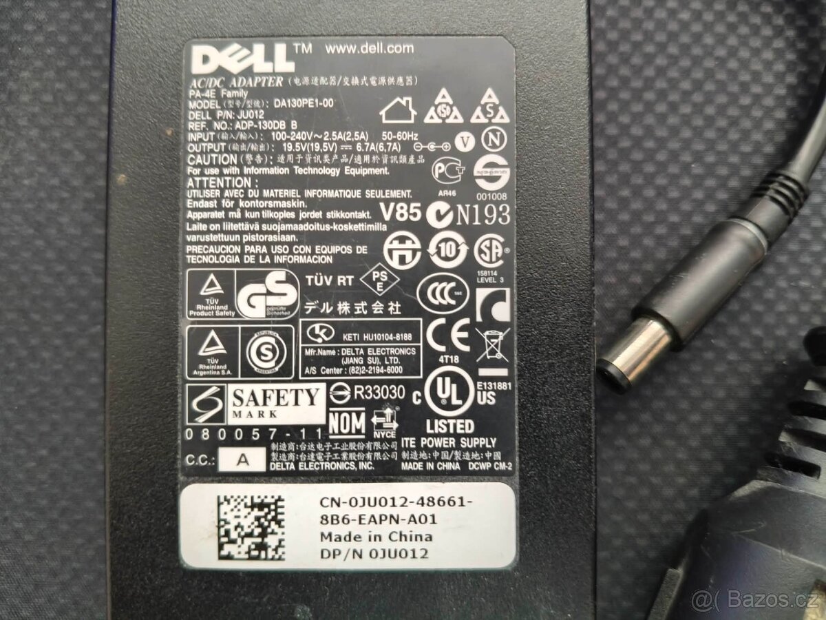 Originalni adapter / nabijecka DELL 19.5V 6.7A