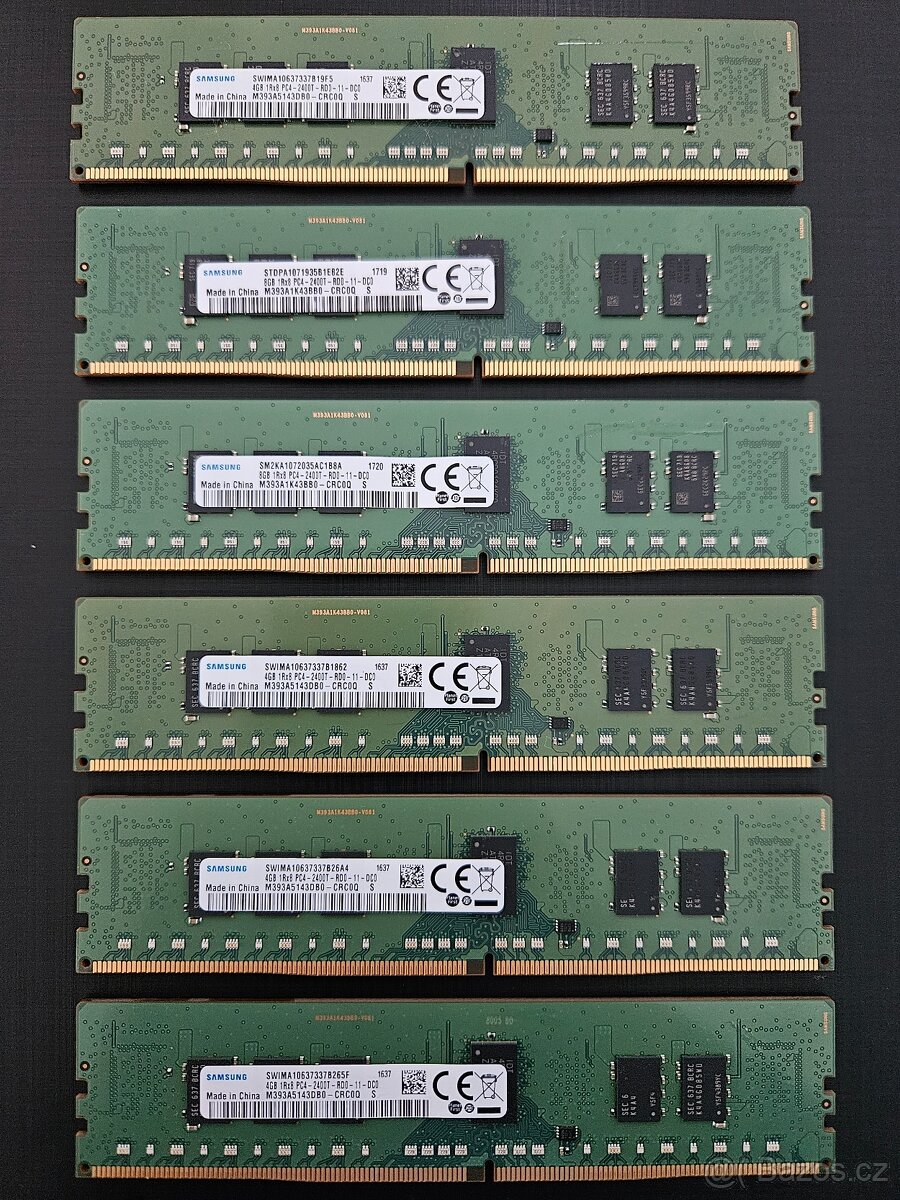 Samsung DDR4 4 a 8GB 2400MHz ECC server