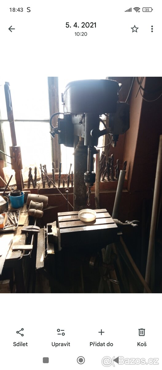 Soustruh, vrtačka, hoblovka,