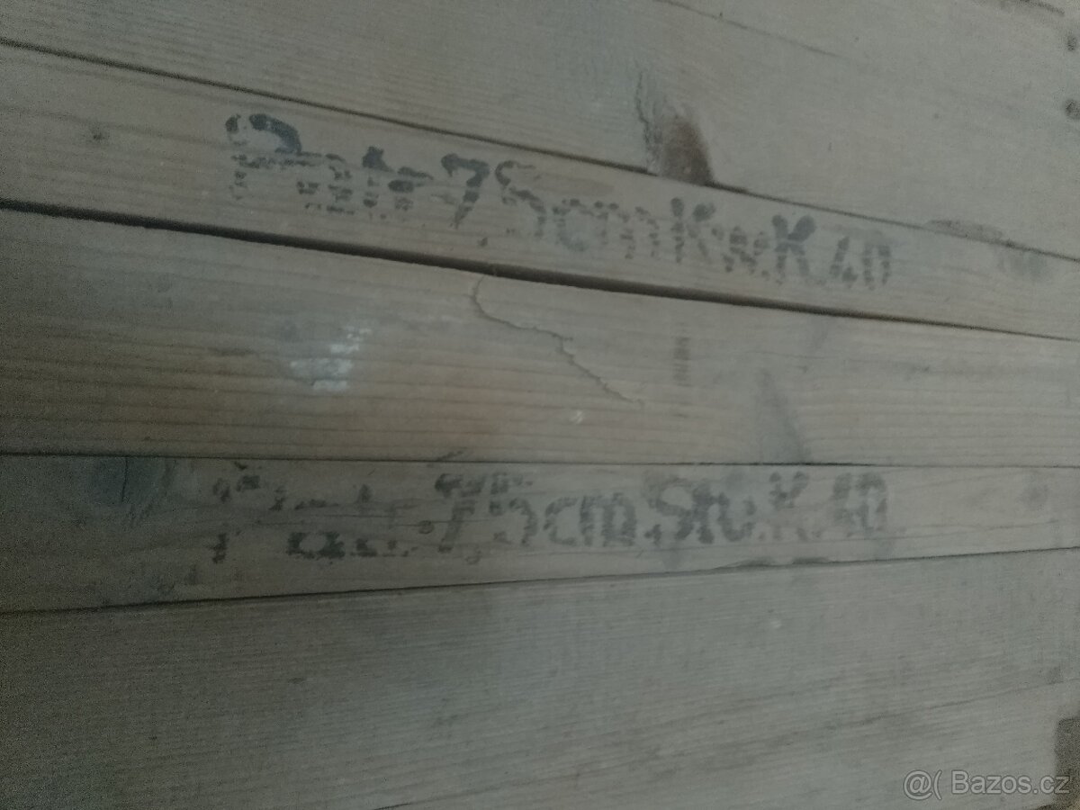 Bedna od munice z 2.s.v pro Stug KwK 40 ráže 7,5cm