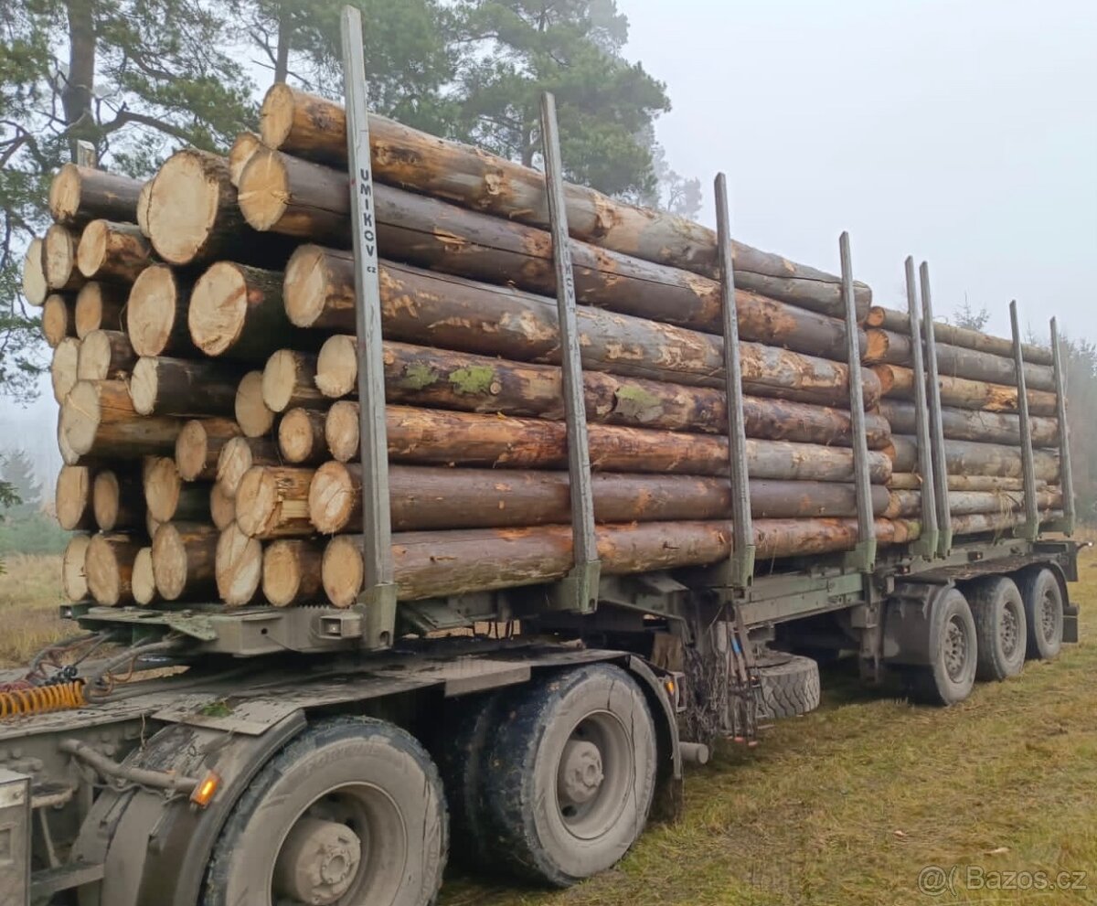 Palivový dřevo smrk