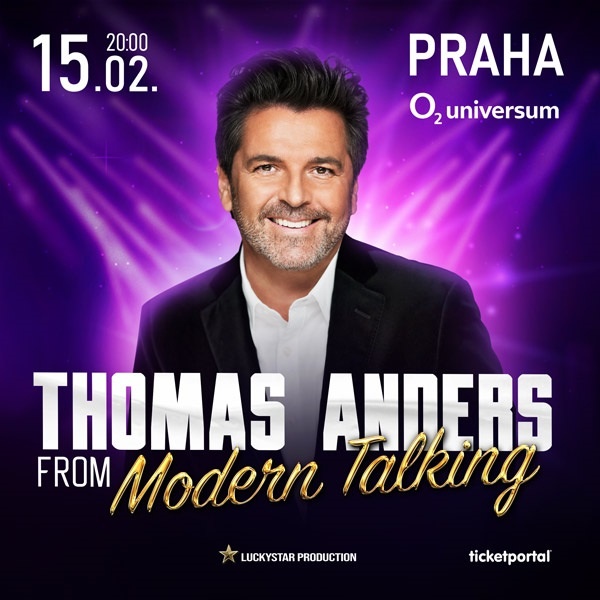 THOMAS ANDERS, prodám 1-4 e-tickety do 109.