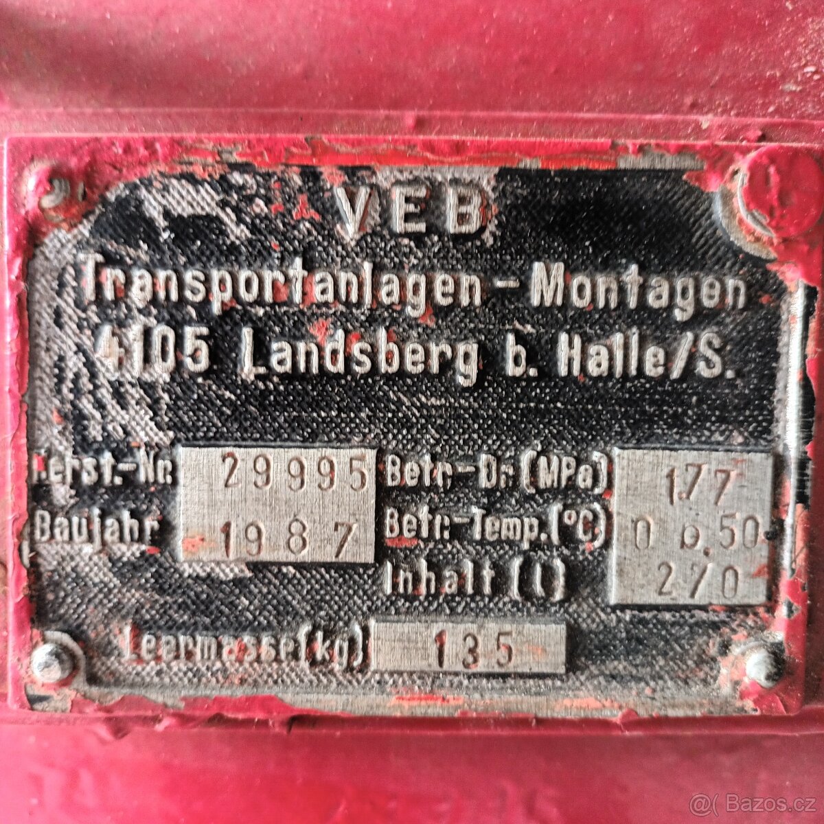 Hasičská stříkačka, Německý hasící přístroj