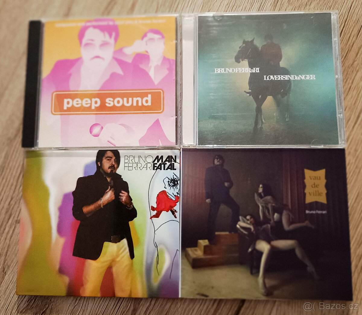 Prodám 4x CD Samir Hauser jako Bruno Ferrari (VANESSA)