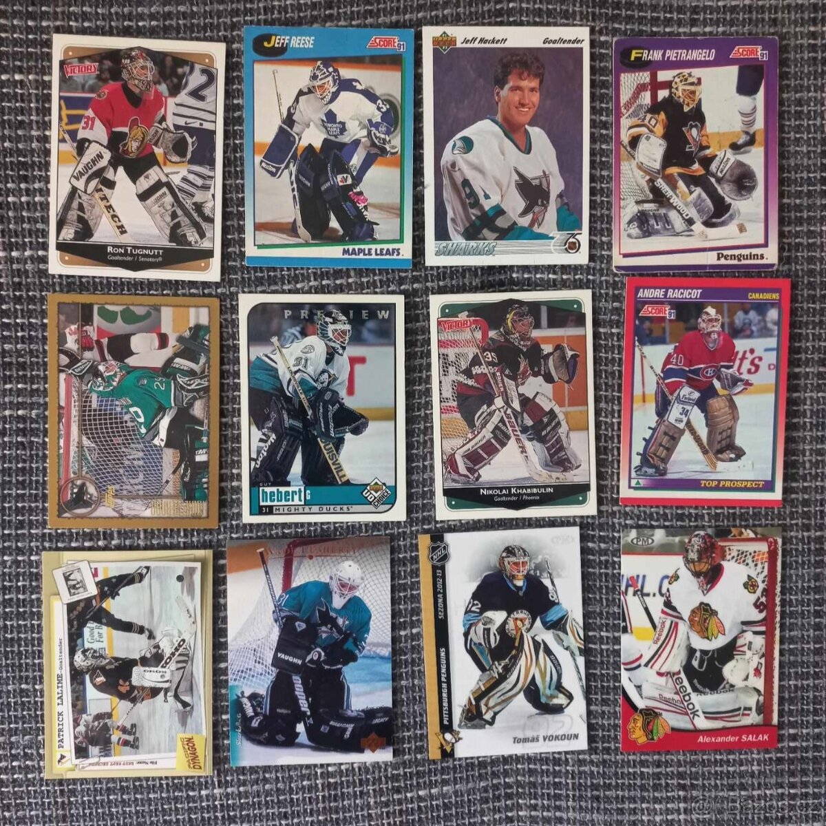 Hokejové karty lot