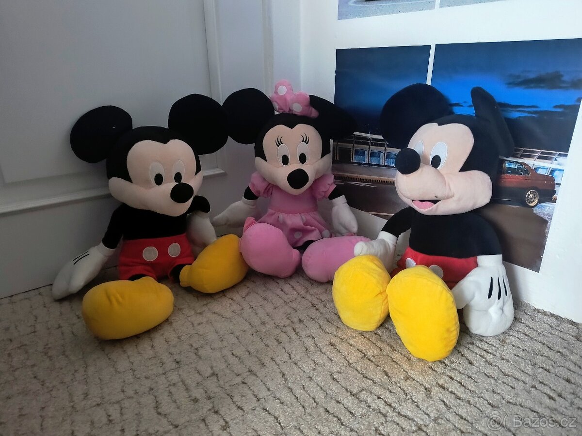 Plyšové hračky - Mickey Mouse / Minnie