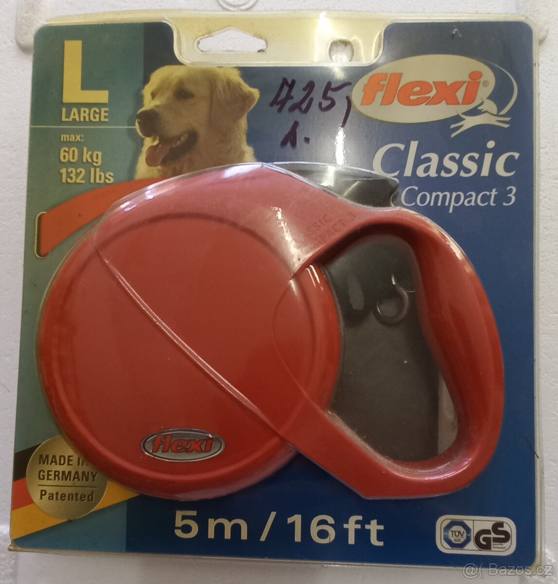 Flexi vodítko Classic Compact 3, L 5m/60kg