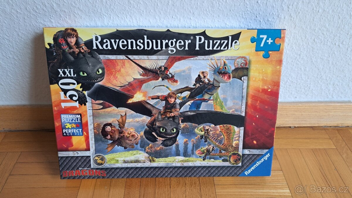 Puzzle Ravensburger 150 XXL - dragons