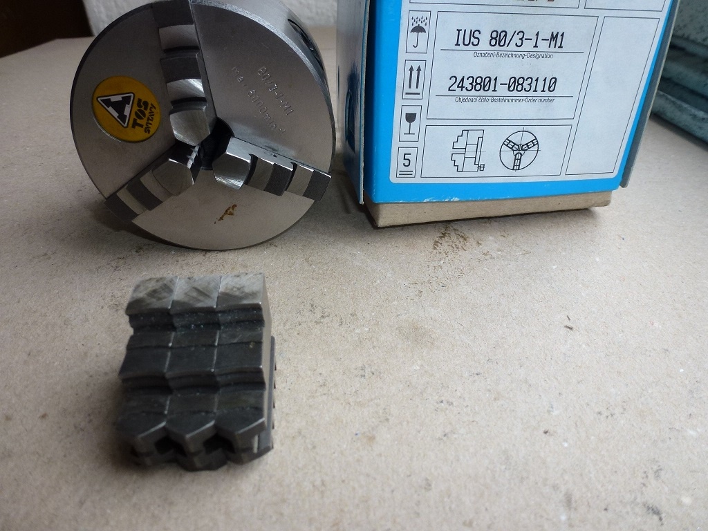 sklíčidlo na brusku nebo soustruh