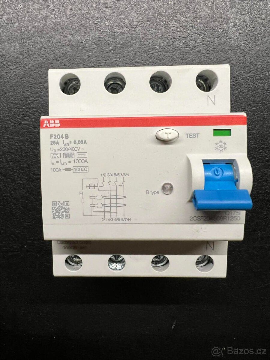 ABB proudový chránič + jistič (5ks)