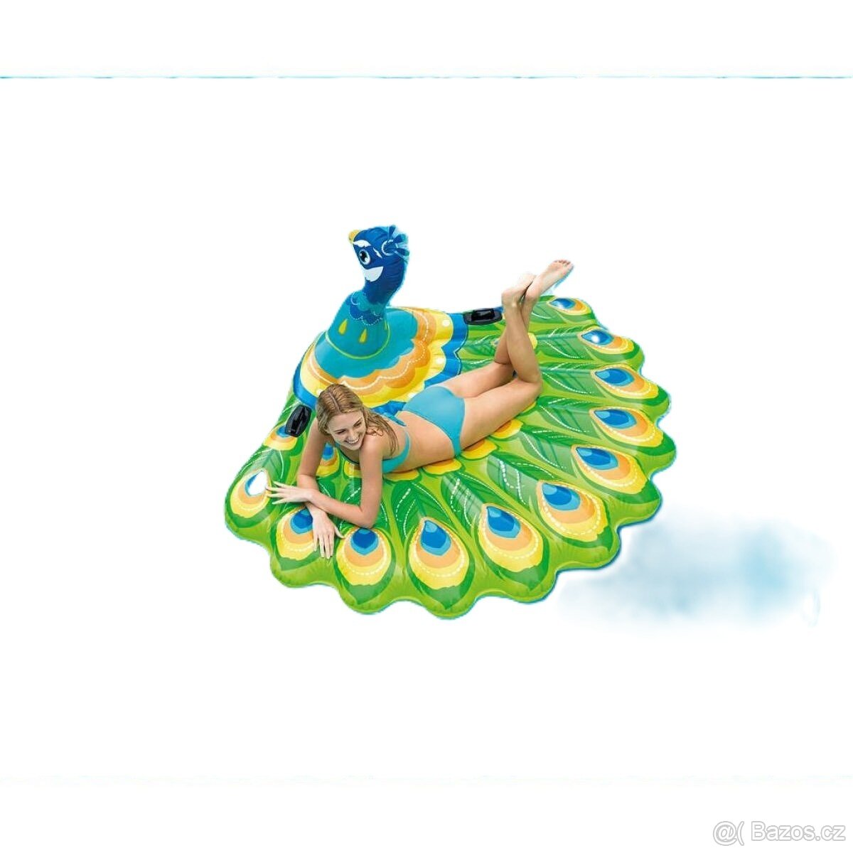 nafukovací lehátko páv
