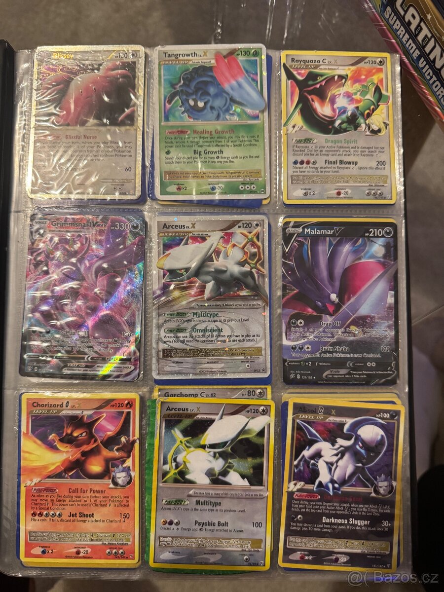 Pokémon kartičky s albem