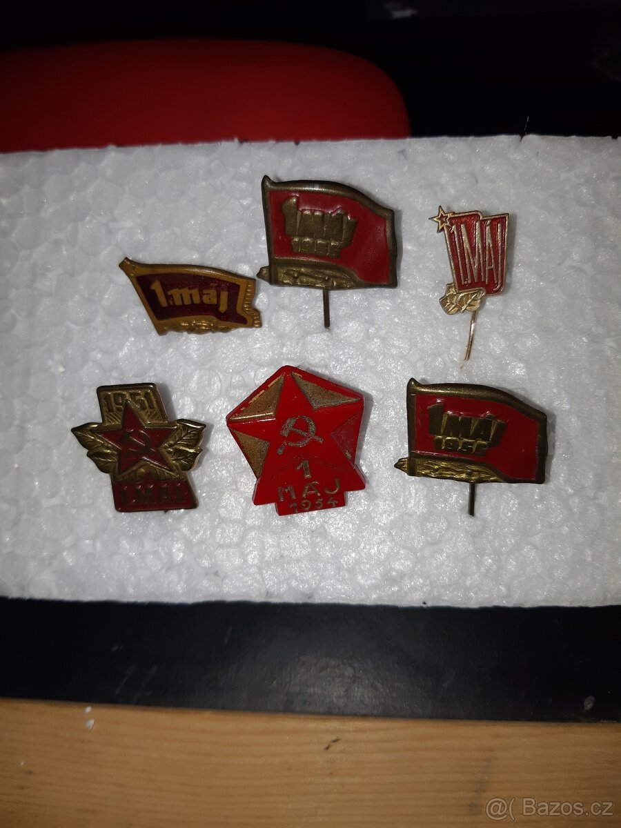 Odznaky 1. Mája.