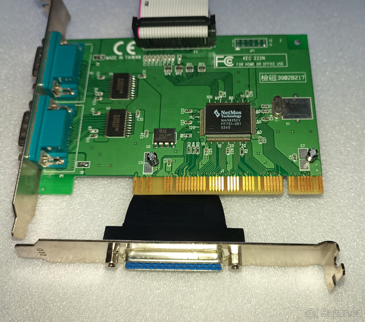 PCI řadiče 2x COM + LPT a 5x USB