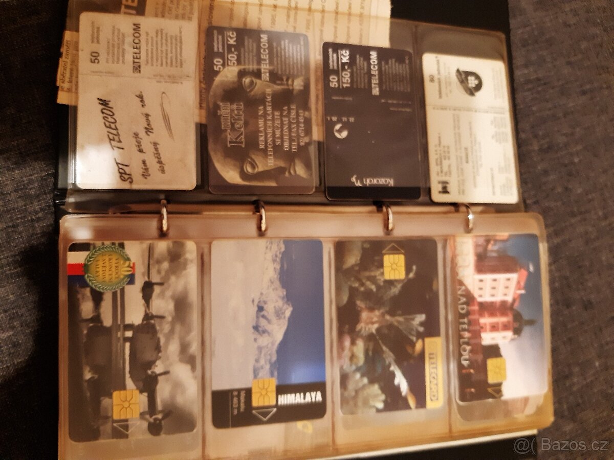 Prodám staré telefonní karty, pozůstalost.
