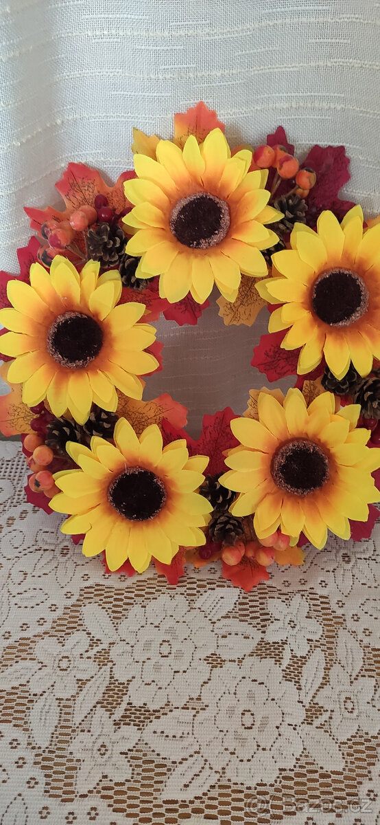 slunečnicový věnec