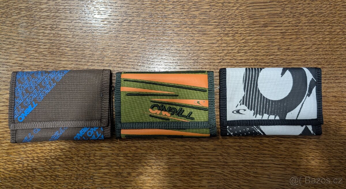Tři úplně nové peněženky O'Neill