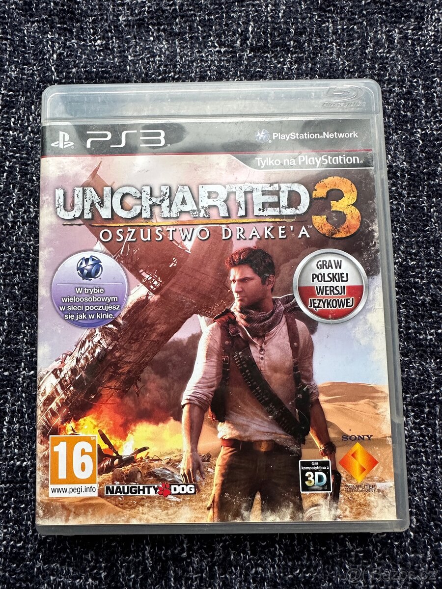 PS3 Uncharted 3 Drake's Deception playstation