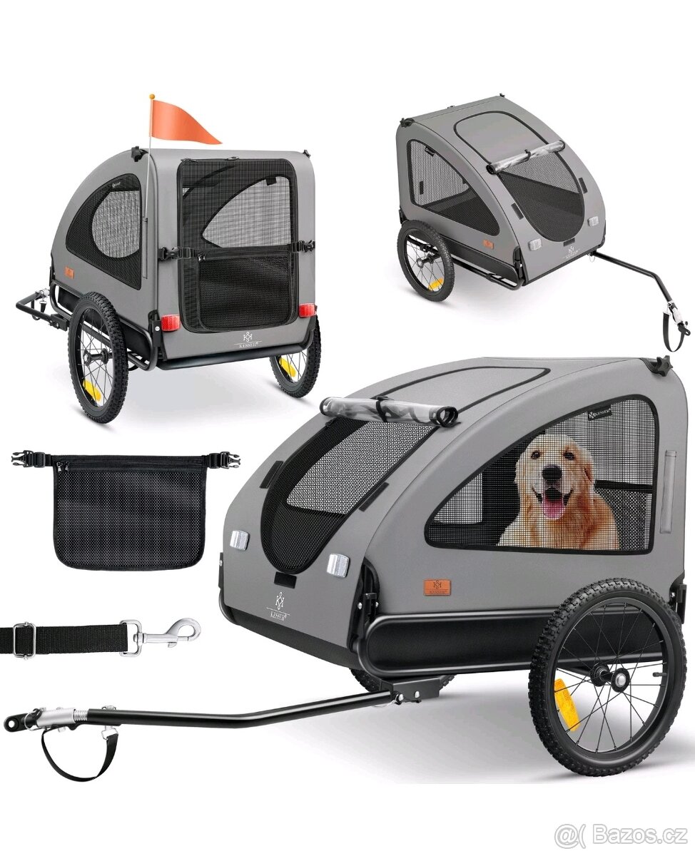 Přívěs pro psa za kolo