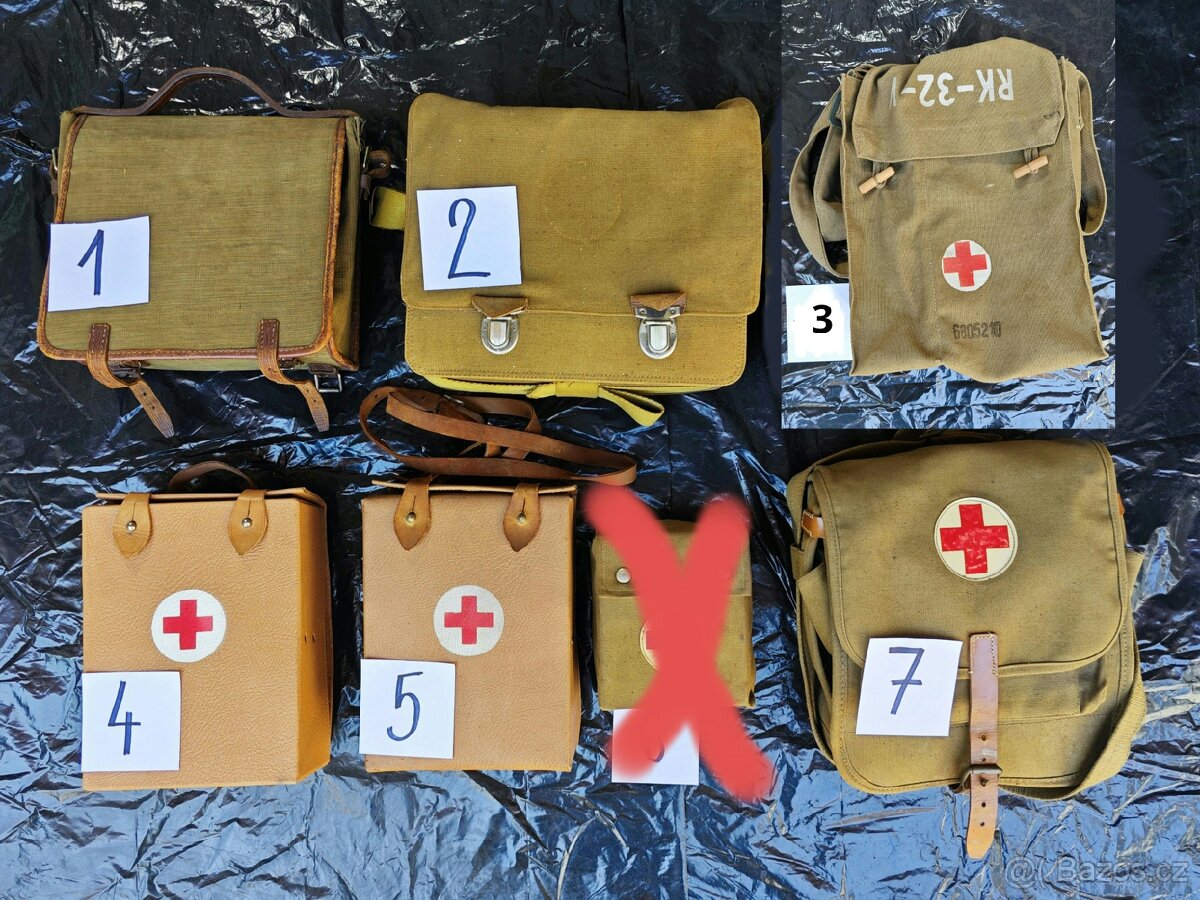 Staré zdravotnické brašny