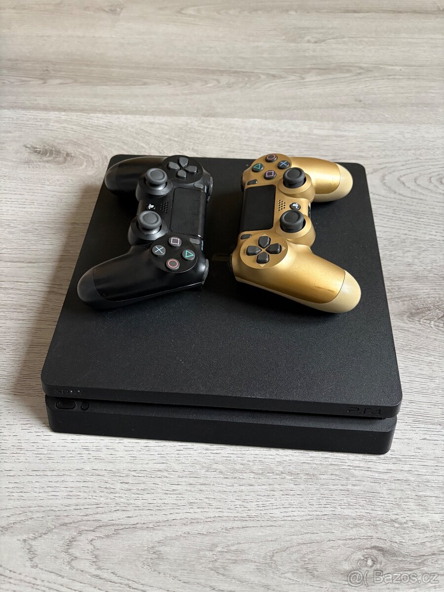 PS4 slim 1Tb,2ovl,2hry