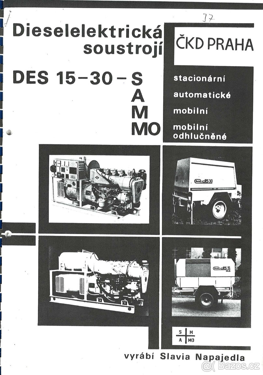 Elektrocentrála Slavia DES 30 A