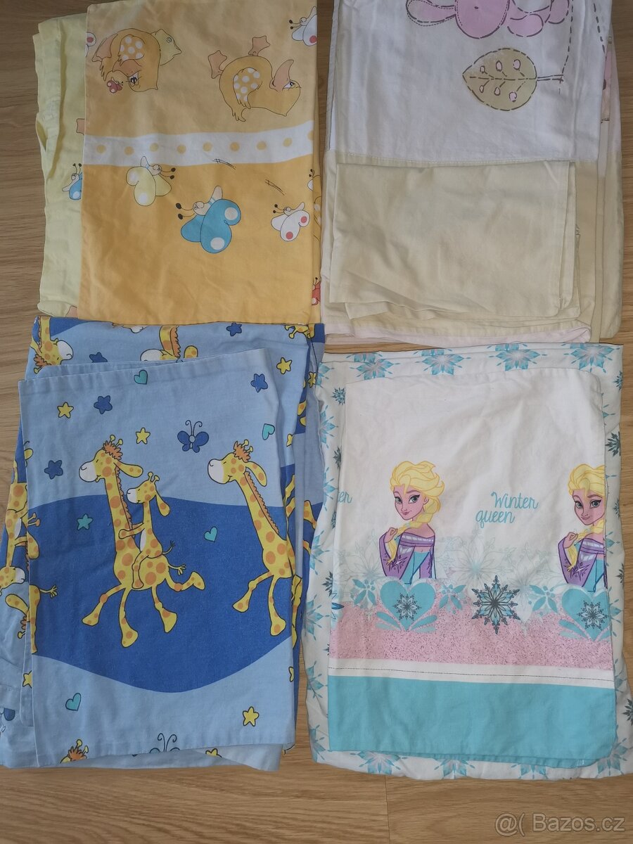 povlečení, mantinel do postýlky, kapsář elsa anna