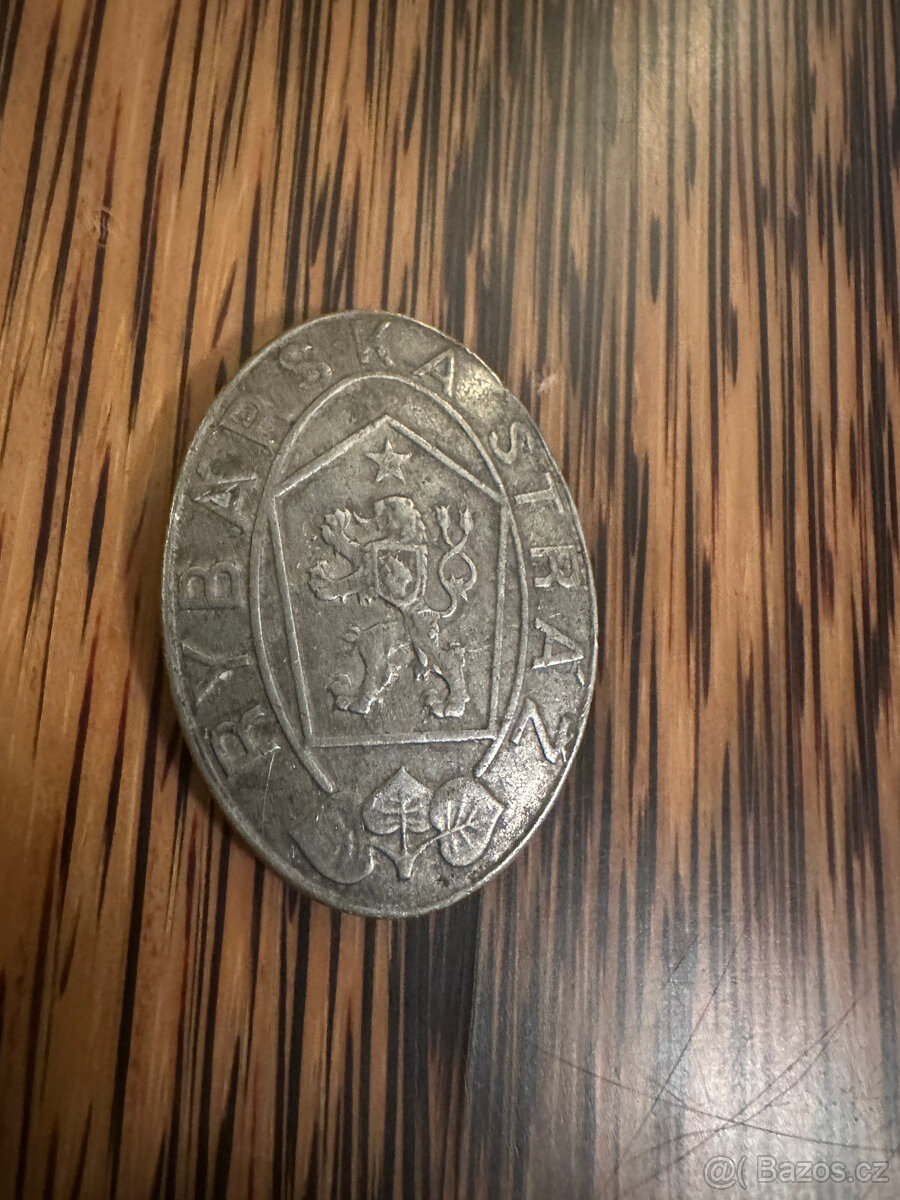 RETRO odznak RYBÁŘSKÁ STRÁŽ