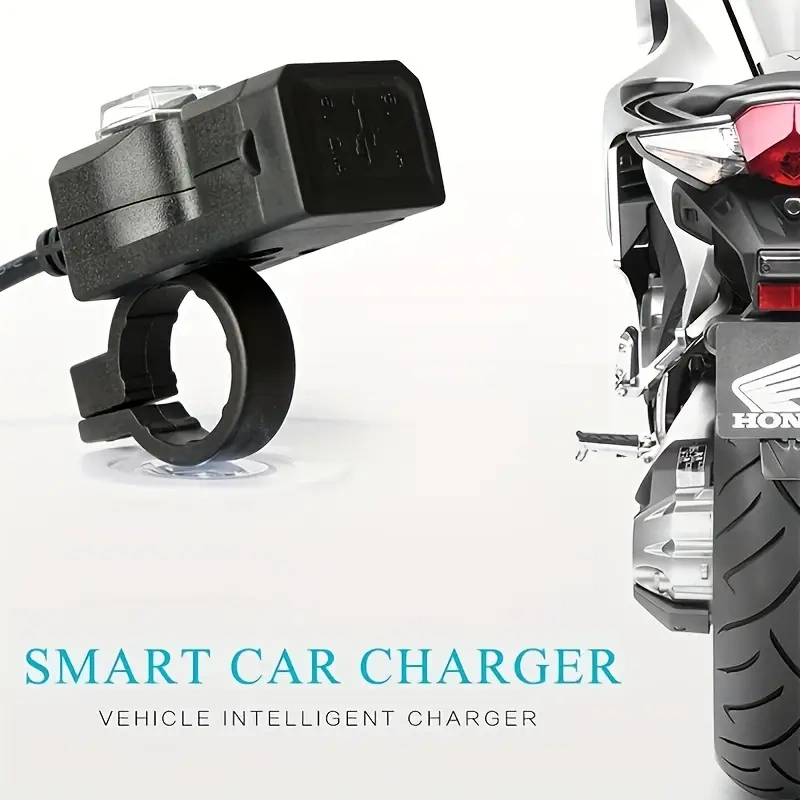 USB dvojzásuvka na motorku 12-24V s vypínačem - NOVÉ