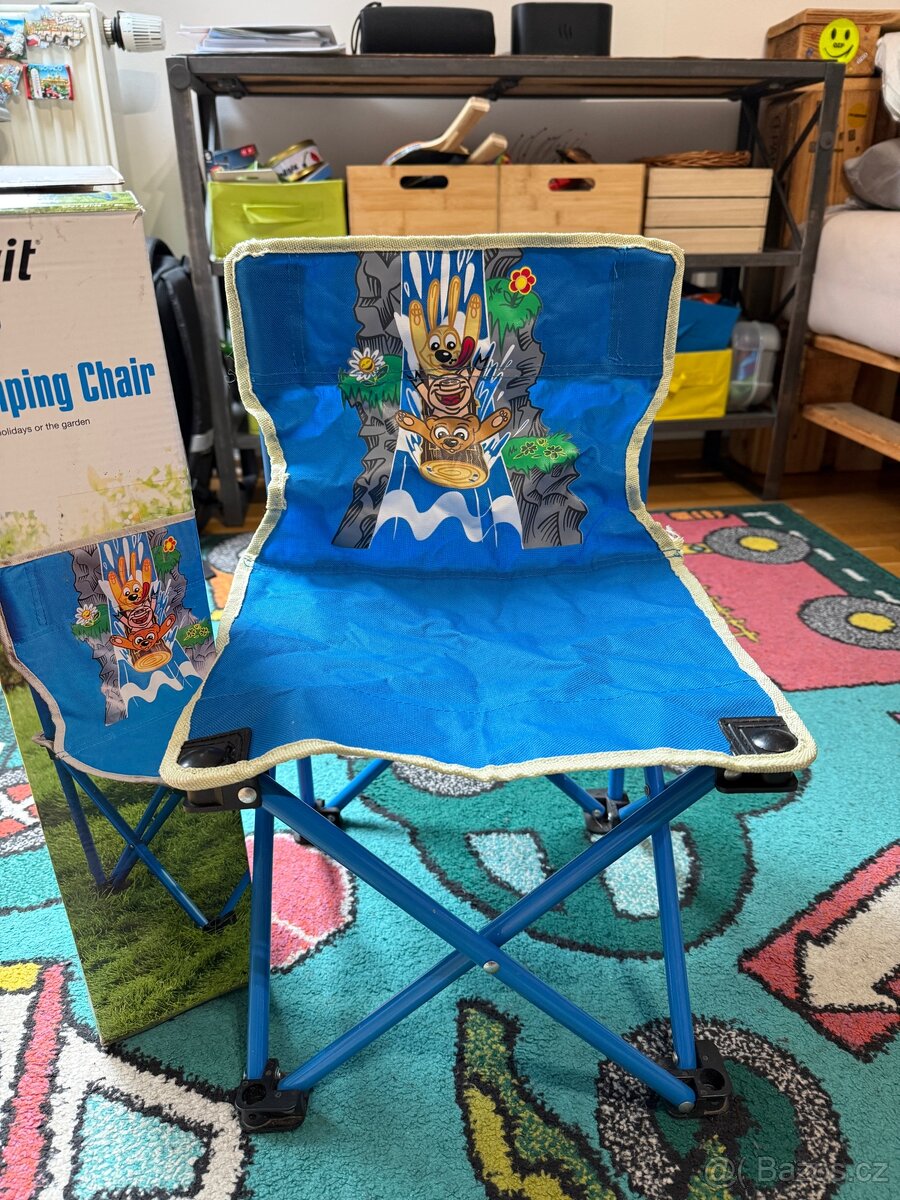 Kempovací dětské židle