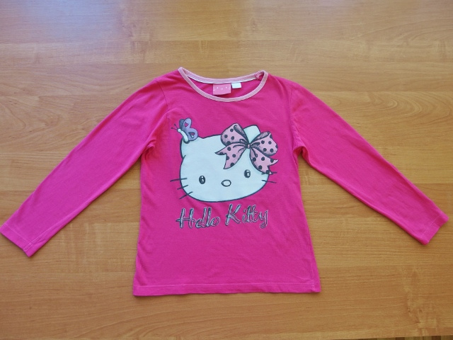 Tričko / triko zn. Hello Kitty v. 122-128 - TOP STAV