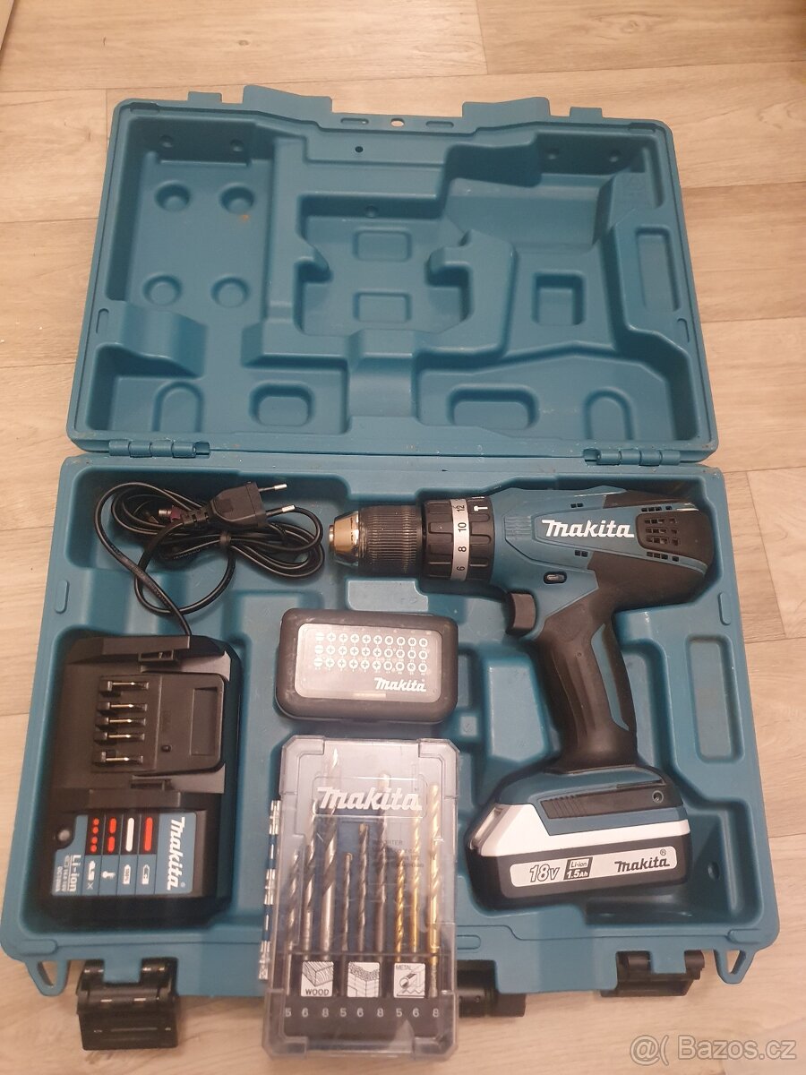 Aku příklepovou vrtačku Makita HP457D