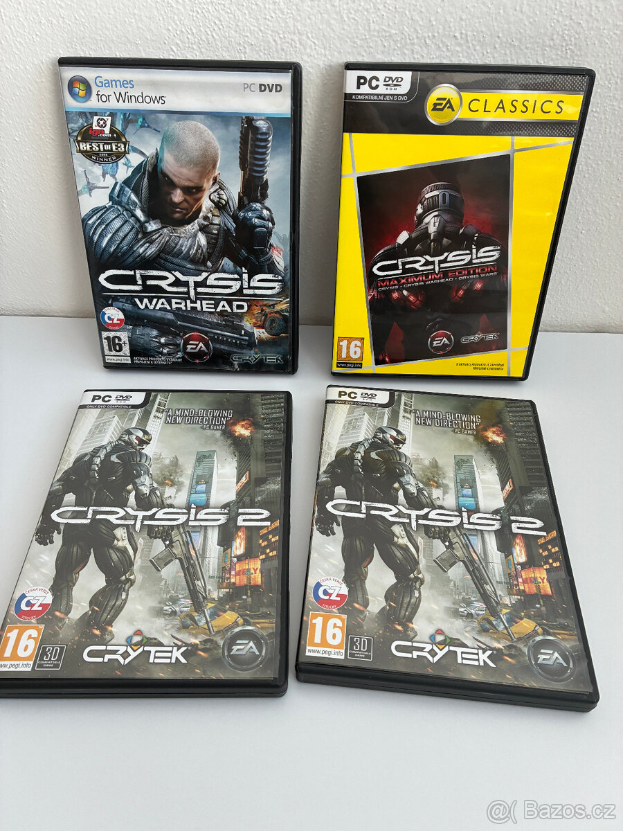 Použité PC hry série Crysis CZ